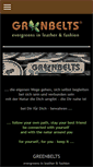 Mobile Screenshot of greenbelts.de